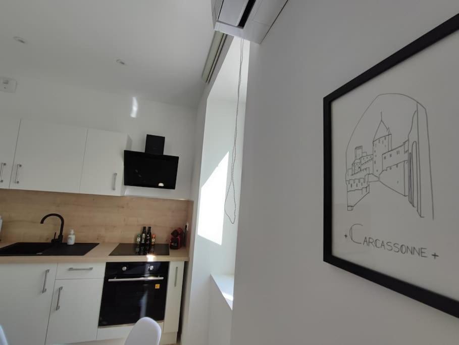 Pause Entre Cite Et Bastide *Clim *Wifi *Smart Tv Apartment Carcassonne Luaran gambar